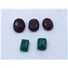 Image 1 : #124-GEEN EMERALD & RED RUBY GEMSTONES 71.95 CT