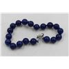 #156-NATURAL LAPIZ LAZULI BRACELET 8MM/7.5 "
