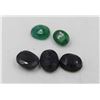 Image 1 : #122-GEEN EMERALD & SAPPHIRE GEMSTONES 73.55 CT