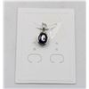 Image 1 : #172-HEATED BLUE SAPPHIRE GEMSTONE   PENDANT