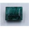 Image 1 : #130-GREEN EMERALD GEMSTONE 130.55 CT