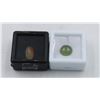 Image 1 : #53-NATURAL OPAL 1.95CT  & GREEN SAPPHIRE 5.65CT