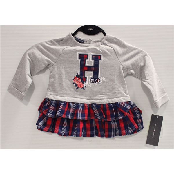 NIKE 6 MONTHS GIRLS 2 PIECE BLUE PJ AND SOCKS