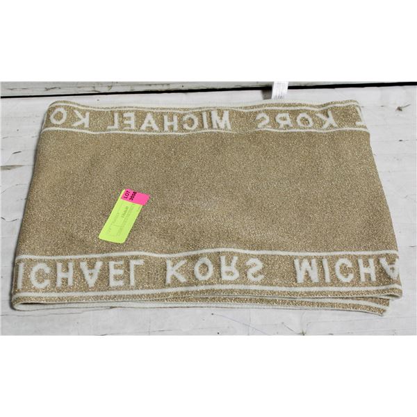 LADIES GOLD MICHAEL KORS SCARF