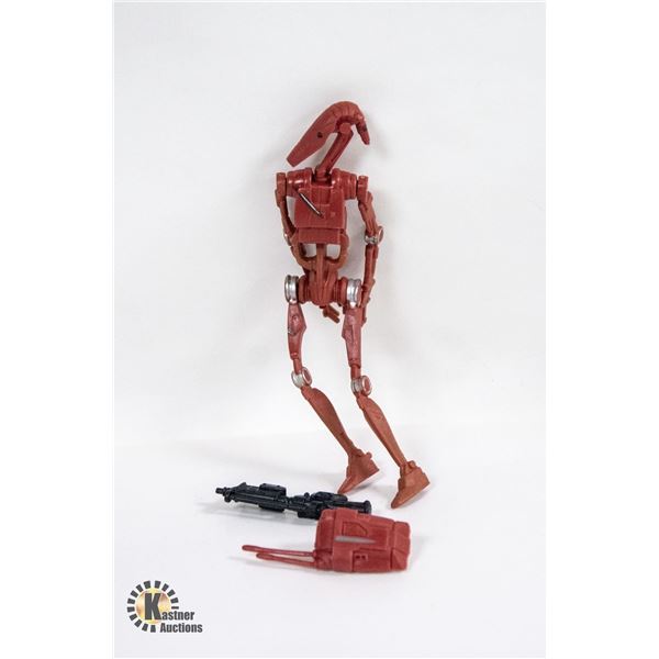 STARWARS SAGA SERIES RED BATTLE DROID MINI