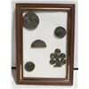 Image 1 : FRAMED REPLICA ANCIENT COINS