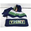 Image 1 : NEW JUNIOR TMNT MITTENS & TOQUE SET, SIZE 4-6X