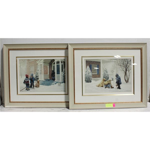 2 FRAMED PICTURES