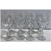 SET OF 8 WINE GLASSES