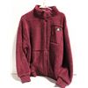 MENS L REEBOK MAROON FUZZY JACKET