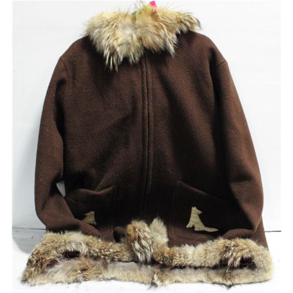 INUVIK PARKA WITH WOLF TRIM ADULT SIZE 44