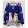 Image 1 : MENS XL 2 SNOWMAN UGLY CHRISTMAS SWEATER