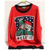 Image 1 : MENS XL "ELFIE" UGLY CHRISTMAS SWEATER