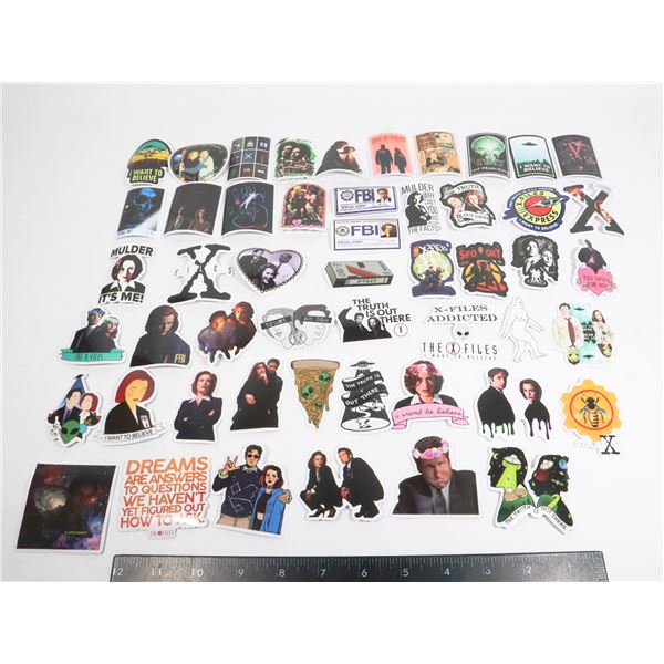 NEW 50PC X-FILES STICKERS
