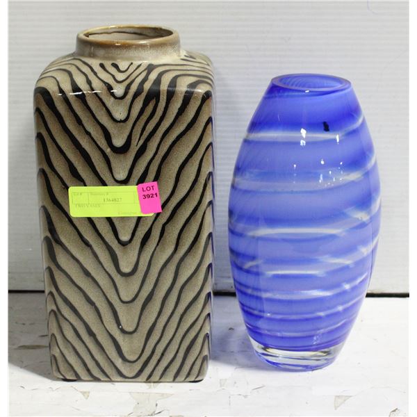 TWO VASES