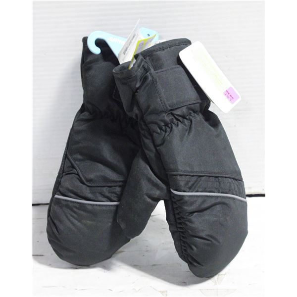 NEW HOT PAWS SNOWY MITTENS SET, SIZE 8-12 YEARS