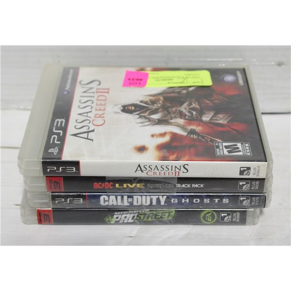 LOT OF 4 PLAYSTATION 3 PS3 GAMES