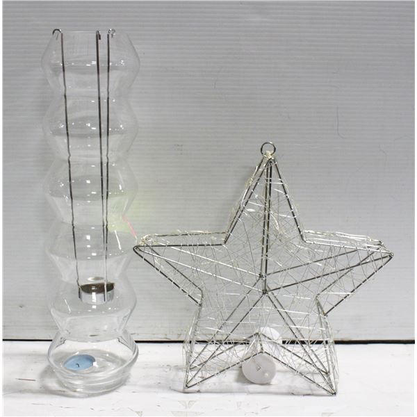 STAR (LIGHTS UP) AND TEALIGHT