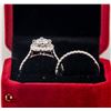 Image 2 : #1094-2 PCE WEDDING SET WITH HAND SET 1CT GRA