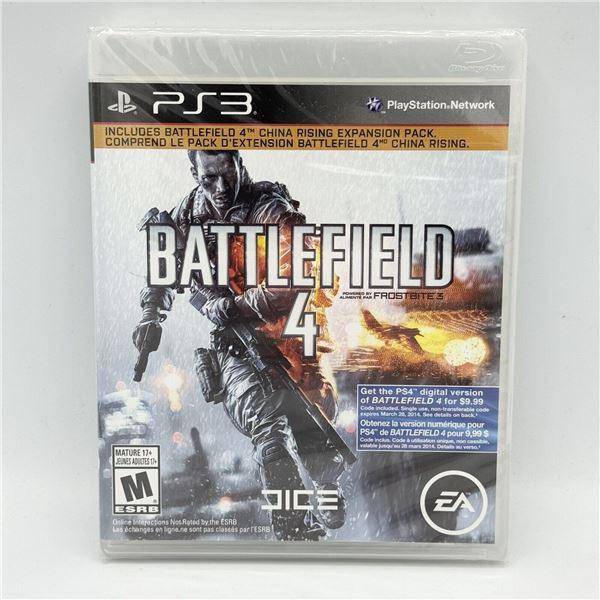 BRAND NEW PS3 BATTLEFIELD 4