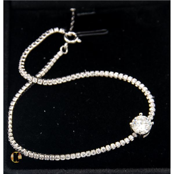 #1110-1.00 CT GRA CERTIFIED ROUND BRILLIANT CUT