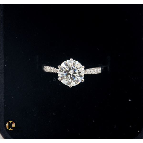 #1044-CUSTOM SET 3.00 CT GRA CERTIFIED ROUND