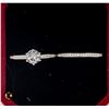 Image 1 : #1095-2 PCE WEDDING SET WITH HAND SET 0.75 CT GRA