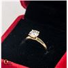 Image 2 : #1054-10KT YELLOW GOLD RING WITH 1.00 CT 100 FACET