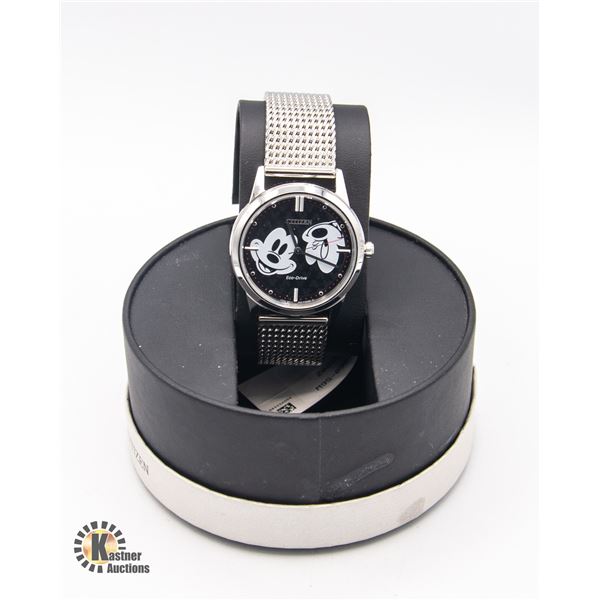 NEW CITIZEN ECO-DRIVE DISNEY MICKEY WATCH IN