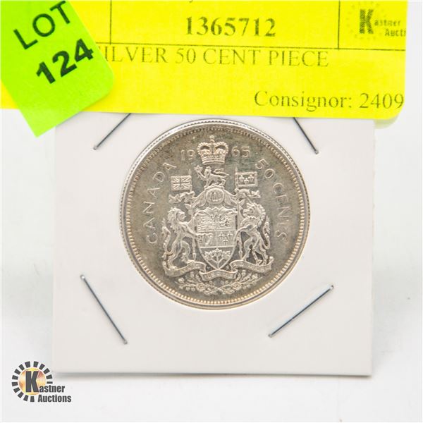 1965 SILVER 50 CENT PIECE