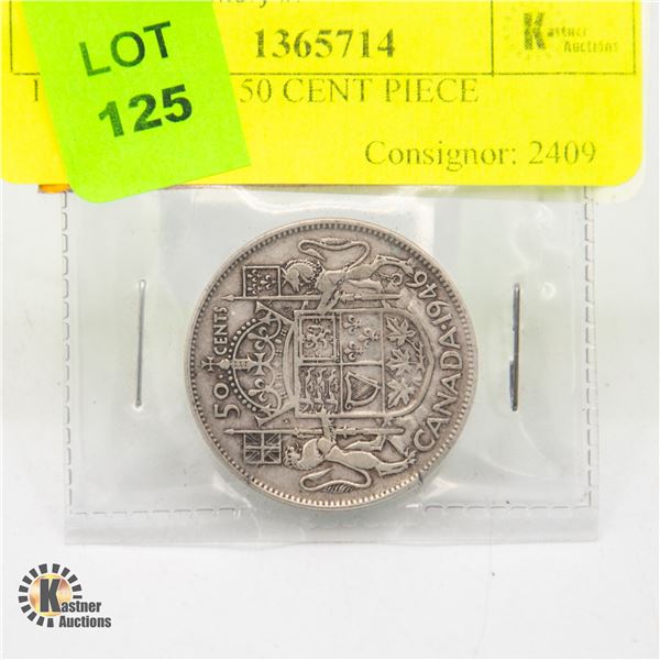1946 SILVER 50 CENT PIECE