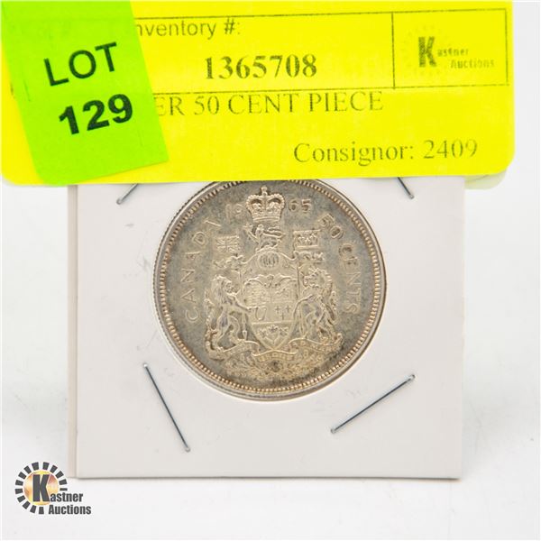 1965 SILVER 50 CENT PIECE