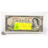 Image 1 : 1954 CANADIAN $20 BANK NOTE N/E 0594609