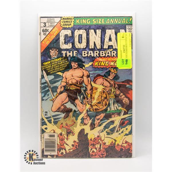 CONAN THE BARBARIAN ANNUAL #3