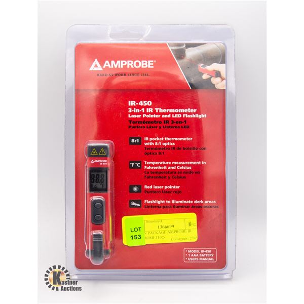 NEW IN PACKAGE AMPROBE IR THERMOMETERS