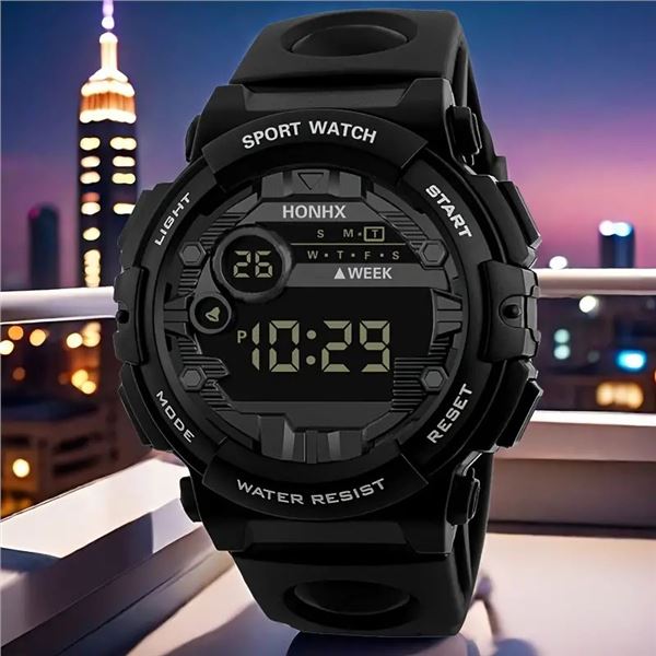 BLACK SPORT WATCH