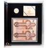 Image 1 : 1996 CANADIAN PROOF $2 PIEDFORT & BANK NOTE SET