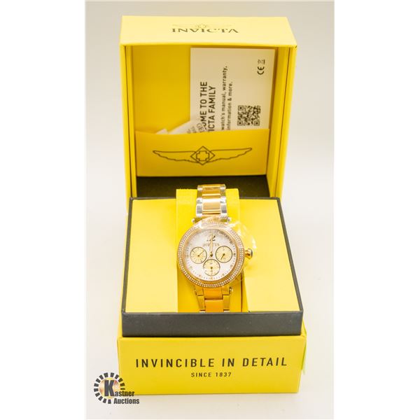 NEW INVICTA BOLT LADIES MOTHER OF PEARL WATCH