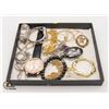 Image 1 : BOX WITH JEWELLERY - NECKLACES, BRACELETS,