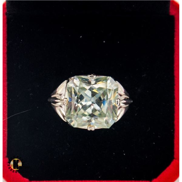 #1048-10.75 CT RADIANT CUT MOISSANITE STONE