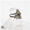 Image 2 : NATURAL PERIDOT GEM .925 SILVER RING, SIZE 6.5