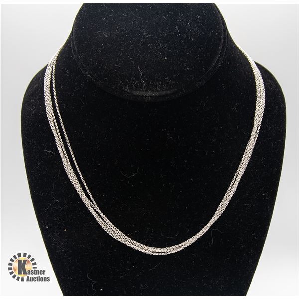 17" STERLING SILVER NECKLACE