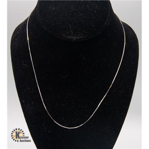 17" STERLING SILVER NECKLACE