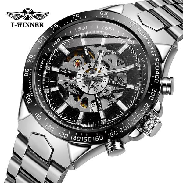 NEW AUTOMATIC SKELETAL T-WINNER WATCH
