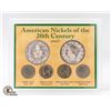 Image 1 : AMERICAN NICKELS OF THE 20TH CENTURY