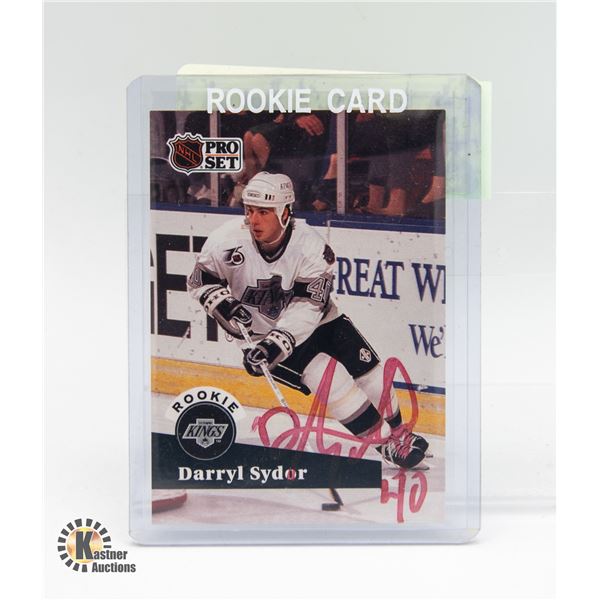 1991-92 PRO SET DARRYL SYDOR SIGNED