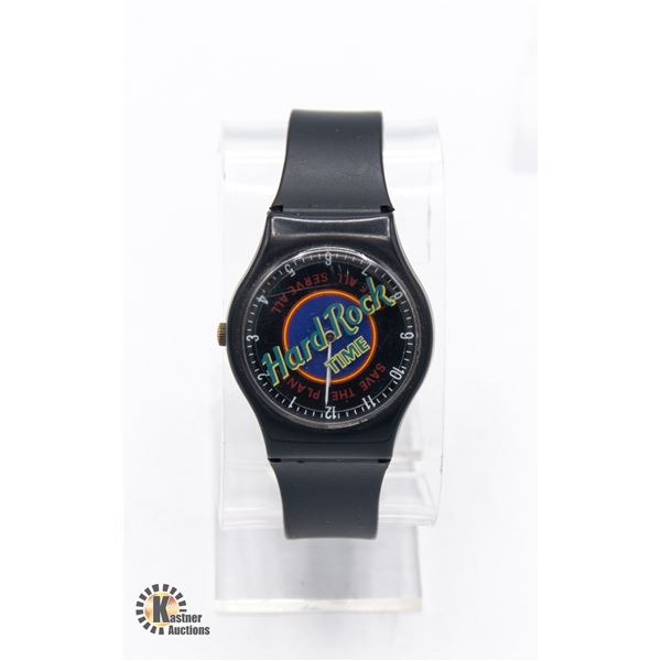 VINTAGE HARD ROCK CAFE UNISEX QUARTZ WATCH