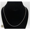 18" STERLING SILVER NECKLACE
