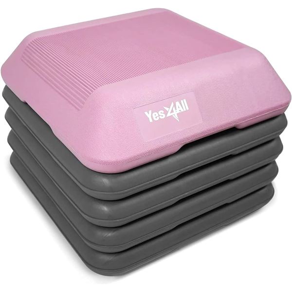 NEW YES4ALL 16" X 16" ADJUSTABLE HIGH STEP AEROBIC