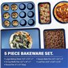 Image 1 : NEW GRANITESTONE 5PC NON-STICK BAKEWARE SET